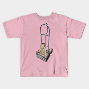 On-the-Go Baby Chariot by Dystopomart Kids T-Shirt